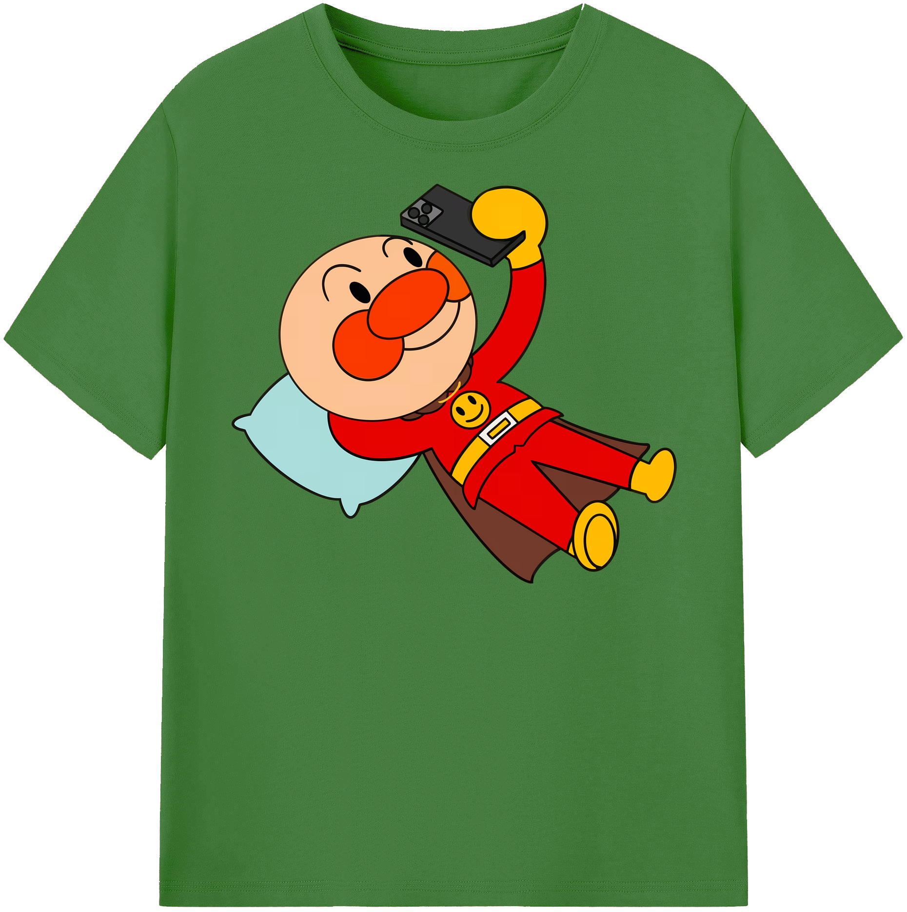 （画像用） アンパンマン Anpanman レディースカジュアルプリントTシャツ（綿100％）